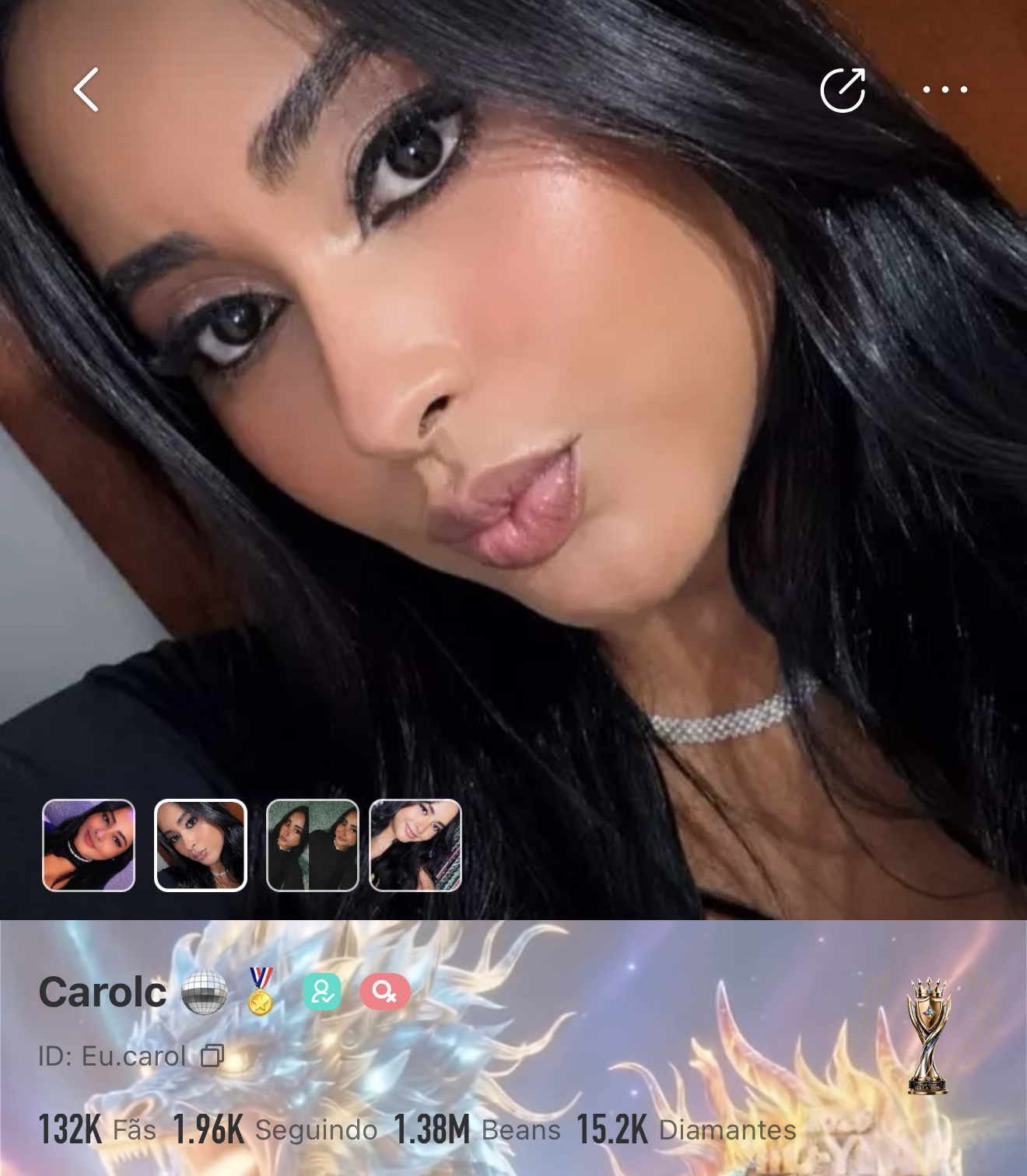 Perfil Bigo Live de Eu.carol